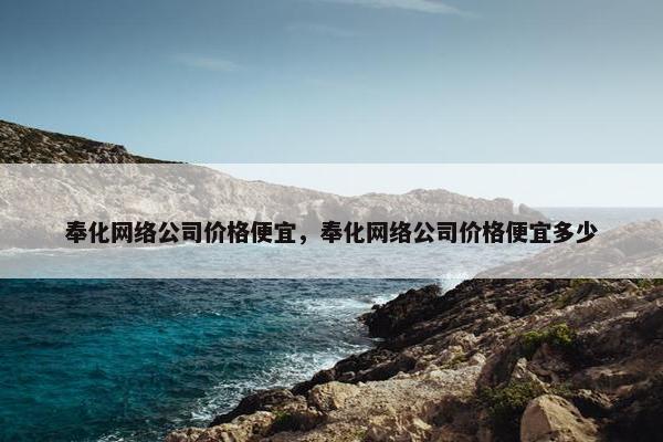 奉化网络公司价格便宜，奉化网络公司价格便宜多少