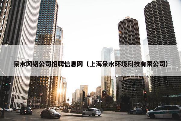 景水网络公司招聘信息网（上海景水环境科技有限公司）