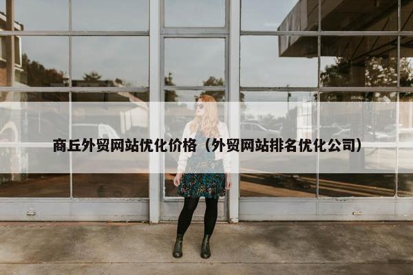 商丘外贸网站优化价格（外贸网站排名优化公司）