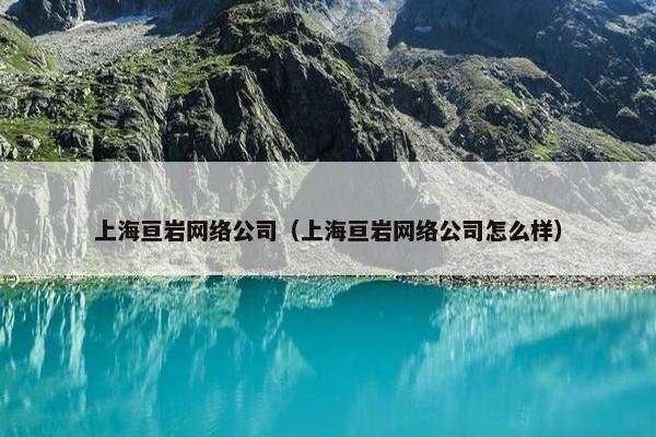 上海亘岩网络公司（上海亘岩网络公司怎么样）