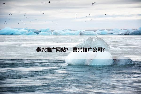 泰兴推广网站？ 泰兴推广公司？