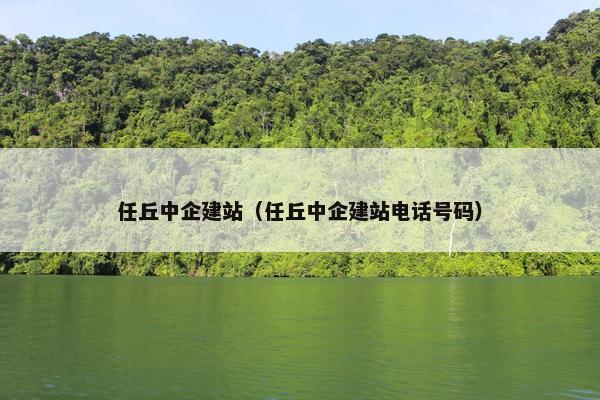任丘中企建站（任丘中企建站电话号码）