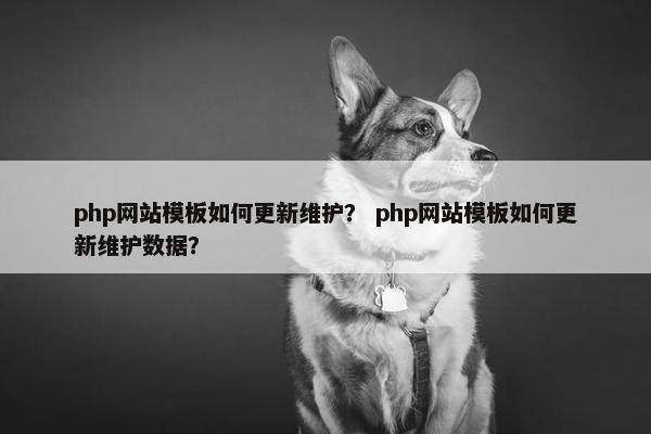 php网站模板如何更新维护？ php网站模板如何更新维护数据？