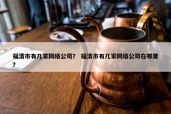 福清市有几家网络公司？ 福清市有几家网络公司在哪里？