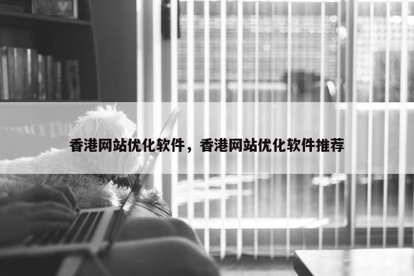 香港网站优化软件，香港网站优化软件推荐