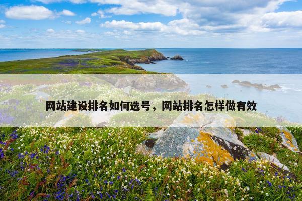 网站建设排名如何选号，网站排名怎样做有效