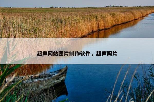 超声网站图片制作软件，超声照片