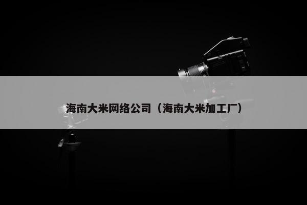 海南大米网络公司（海南大米加工厂）