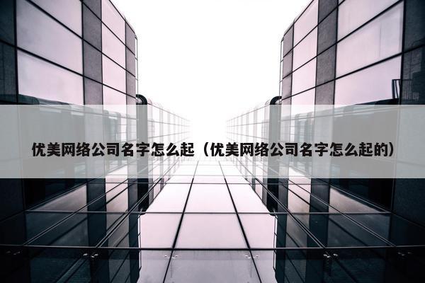 优美网络公司名字怎么起（优美网络公司名字怎么起的）