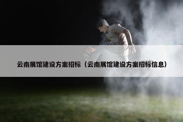 云南展馆建设方案招标（云南展馆建设方案招标信息）