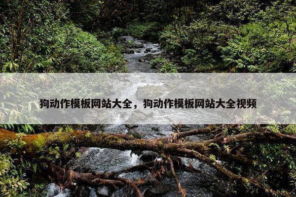 狗动作模板网站大全，狗动作模板网站大全视频