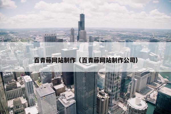 百青藤网站制作（百青藤网站制作公司）