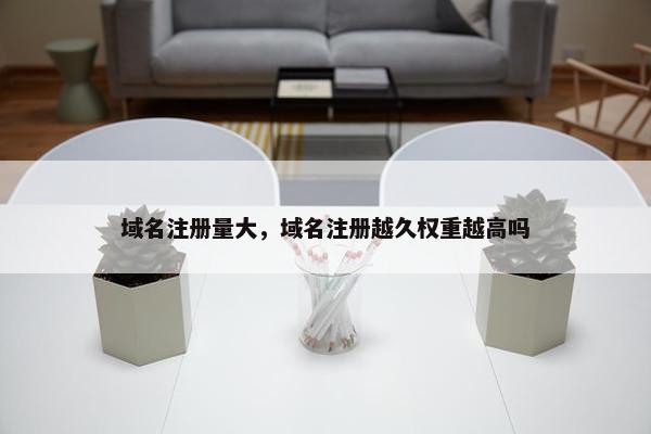 域名注册量大，域名注册越久权重越高吗