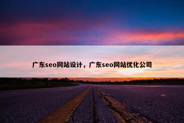 广东seo网站设计，广东seo网站优化公司