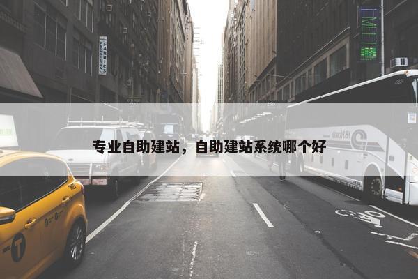 专业自助建站，自助建站系统哪个好