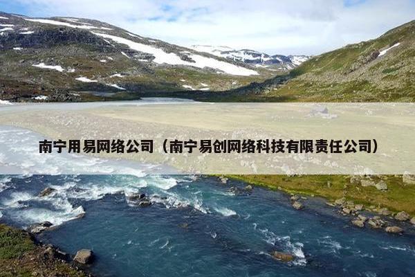 南宁用易网络公司（南宁易创网络科技有限责任公司）
