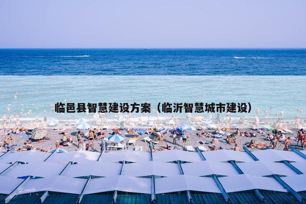 临邑县智慧建设方案（临沂智慧城市建设）