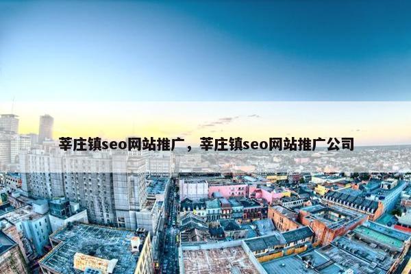 莘庄镇seo网站推广，莘庄镇seo网站推广公司