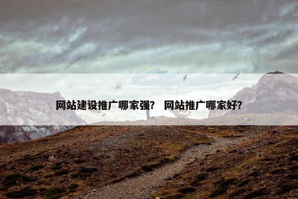 网站建设推广哪家强？ 网站推广哪家好？