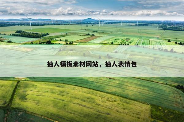 抽人模板素材网站，抽人表情包