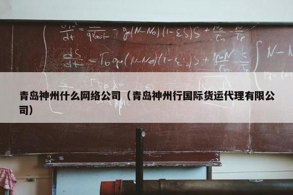 青岛神州什么网络公司（青岛神州行国际货运代理有限公司）