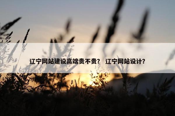 辽宁网站建设高端贵不贵？ 辽宁网站设计？