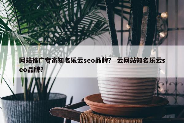 网站推广专家知名乐云seo品牌？ 云网站知名乐云seo品牌？