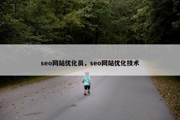 seo网站优化员，seo网站优化技术