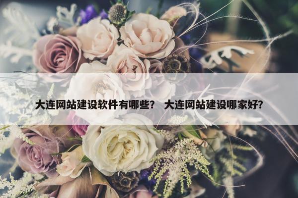 大连网站建设软件有哪些？ 大连网站建设哪家好？