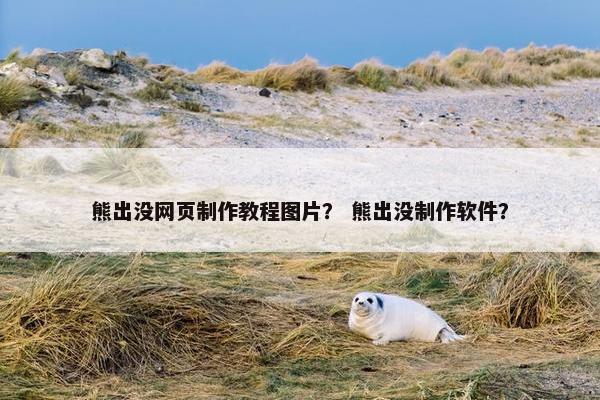 熊出没网页制作教程图片？ 熊出没制作软件？