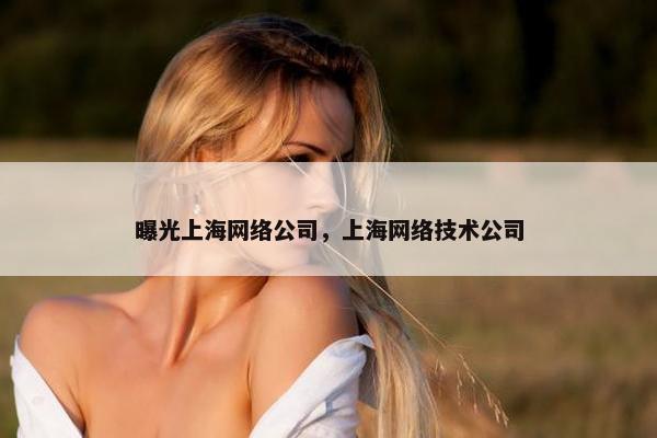 曝光上海网络公司，上海网络技术公司