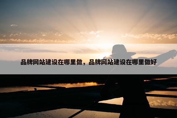 品牌网站建设在哪里做，品牌网站建设在哪里做好