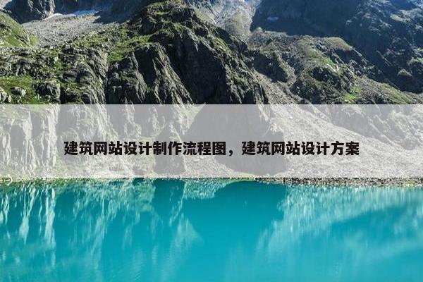 建筑网站设计制作流程图，建筑网站设计方案