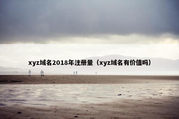 xyz域名2018年注册量（xyz域名有价值吗）