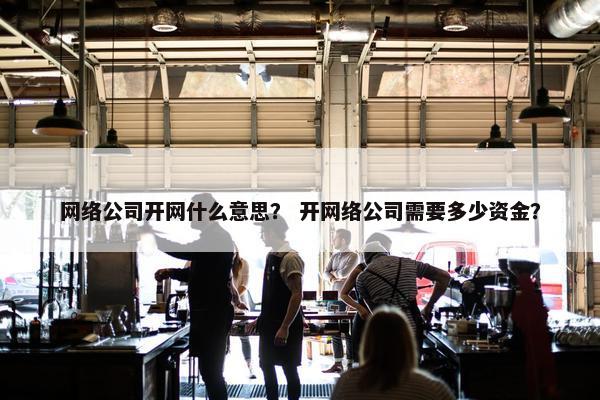 网络公司开网什么意思？ 开网络公司需要多少资金？