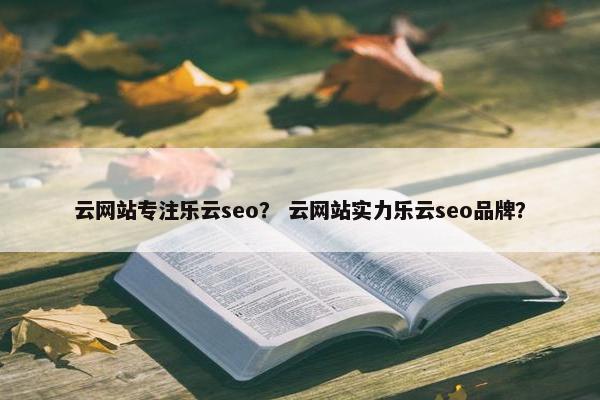 云网站专注乐云seo？ 云网站实力乐云seo品牌？